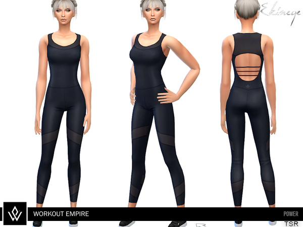 Sims 4 Power Jumpsuit by ekinege at TSR