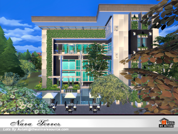 Sims 4 Nara Terres home by autaki at TSR