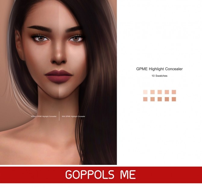 Sims 4 GPME Highlight Concealer at GOPPOLS Me