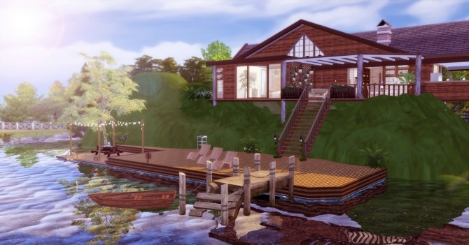 Sims 4 LAKE HOUSE at Lily Sims