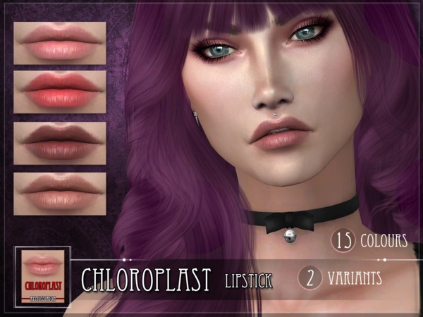 Sims 4 Chloroplast Lipstick by RemusSirion at TSR