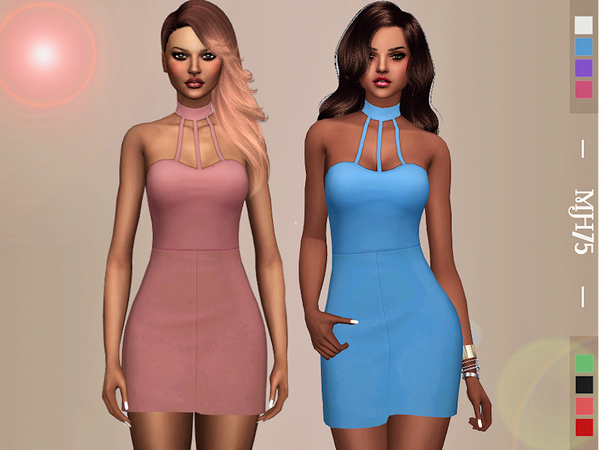 Sims 4 Twister Dress by Margeh 75 at TSR
