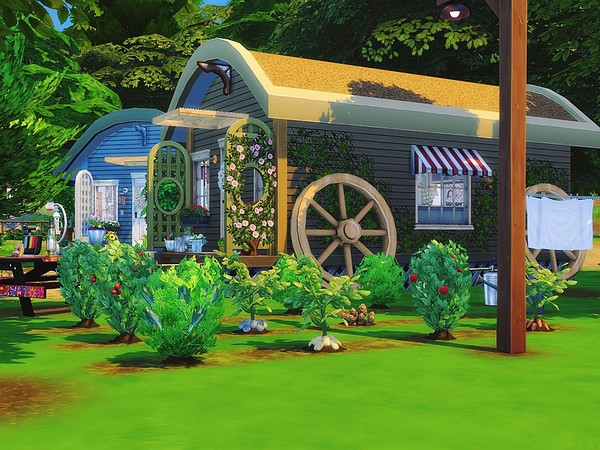 Sims 4 Bohemian Dream home by MychQQQ at TSR