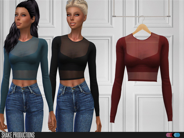 Sims 4 Blouse 101 by ShakeProductions at TSR