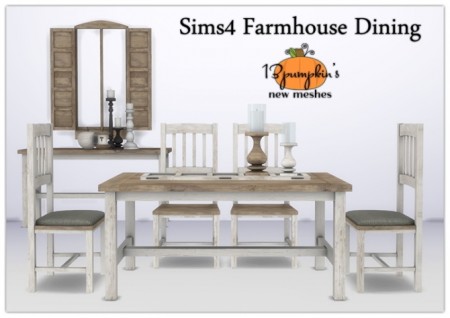 Farmhouse Dining Set at 13pumpkin31