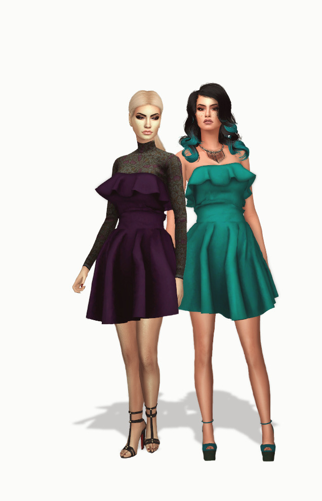 Sims 4 Kalethegrey Lexi Dress Conversion at Astya96