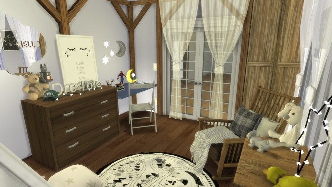 Sims 4 Zohar kids room by Rissy Rawr at Pandasht Productions