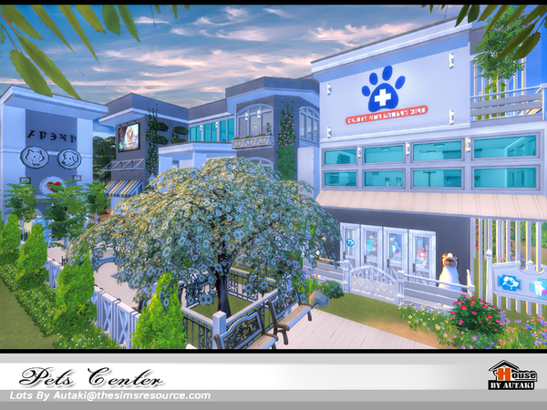 Sims 4 Pets Center NoCC by autaki at TSR