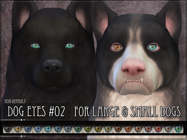 Sims 4 Dog Eyes 02 SET by RemusSirion at TSR