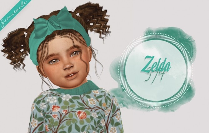 Sims 4 Sketchbookpixels Zelda Hair Bow 3T4 Toddlers at Simiracle