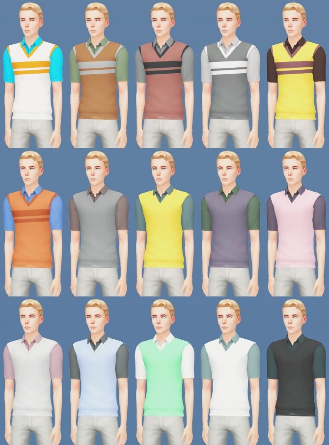 Sims 4 THE BEST OF THE VEST at Waekey