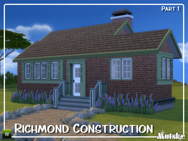 Sims 4 Richmond Construction set Part 1 by mutske at TSR