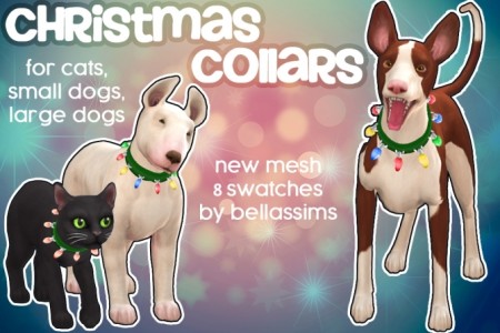 Christmas collars at Bellassims