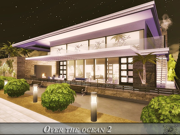 Sims 4 Over the ocean 2 house by Danuta720 at TSR