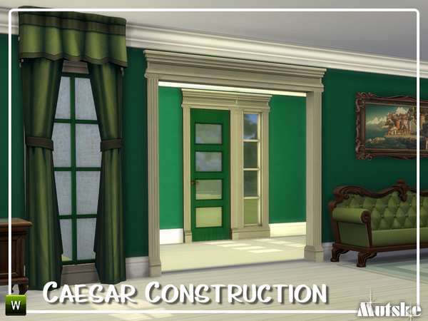 Sims 4 Caesar Construction set by mutske at TSR