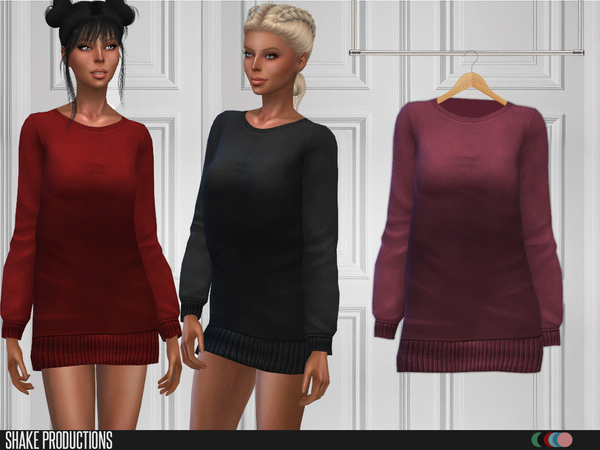Sims 4 Short Dresses 97 by ShakeProductions at TSR