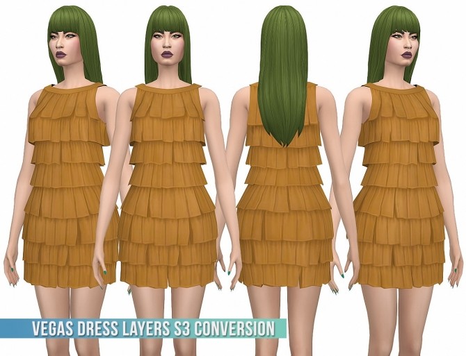 Sims 4 Vegas Dress Layers S3 Conversion at Busted Pixels