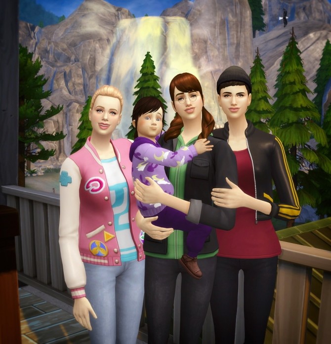 Sims 4 Photo Album 4 (Rose’s Childhood) at Rusty Nail