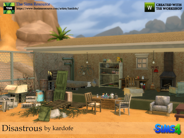 Sims 4 Disastrous set by kardofe at TSR