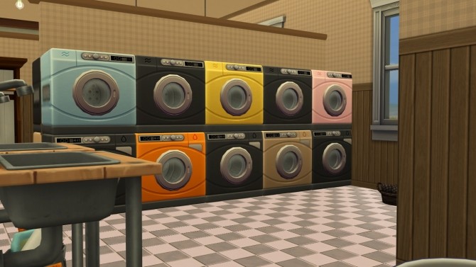 Sims 4 Community laundry by iSandor at Mod The Sims