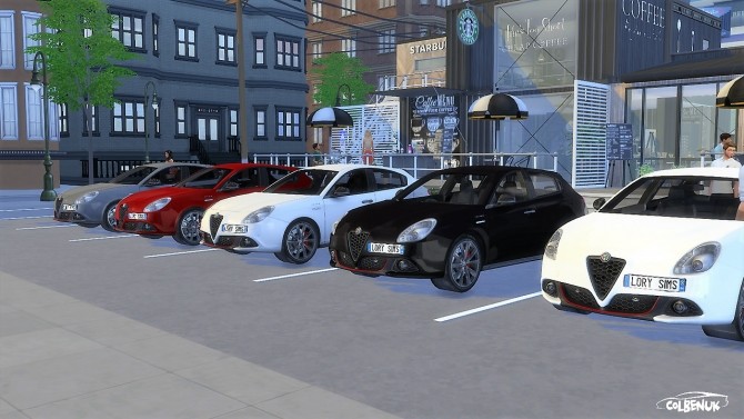 Sims 4 Alfa Romeo Giulietta Veloce at LorySims