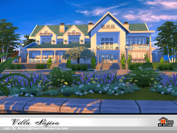 Sims 4 Villa Sujira NoCC by autaki at TSR
