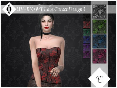 Lace Corset Design 3 Top by ALExIA483 at TSR