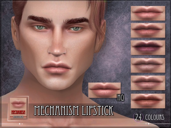 Sims 4 Mechanism Lipstick by RemusSirion at TSR