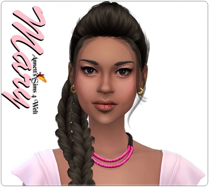Sims 4 Model Mary at Annett’s Sims 4 Welt