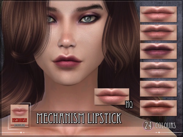 Sims 4 Mechanism Lipstick by RemusSirion at TSR