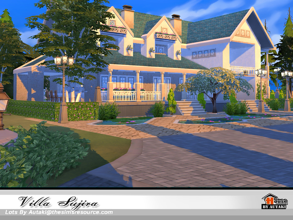 Sims 4 Villa Sujira NoCC by autaki at TSR