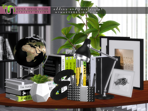 Sims 4 Rover Office Decor by NynaeveDesign at TSR