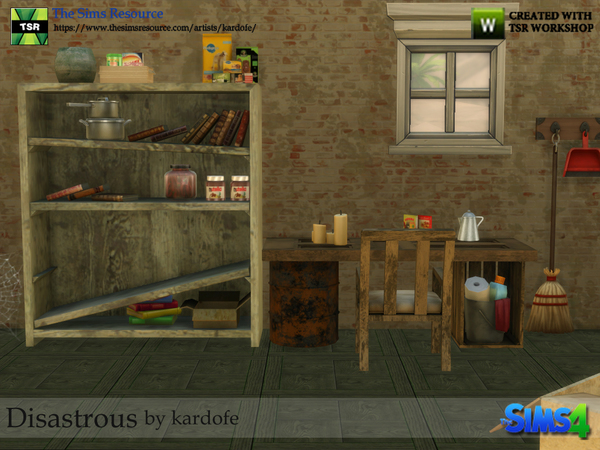 Sims 4 Disastrous set by kardofe at TSR