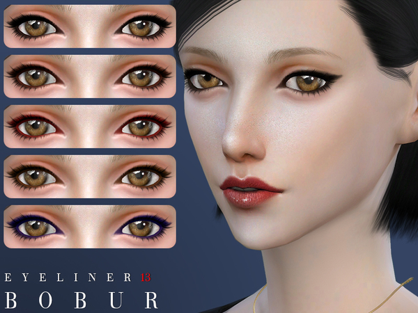 Sims 4 Eyeliner 13 by Bobur3 at TSR