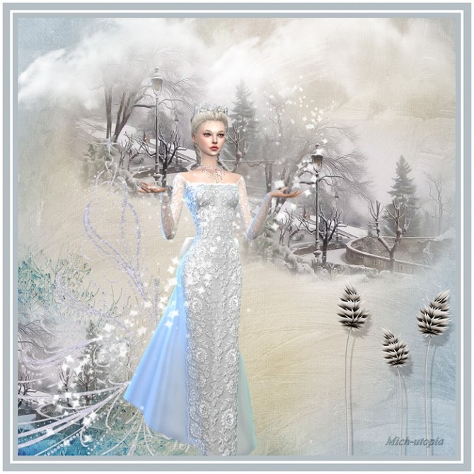 Sims 4 Winter Lady by Mich Utopia at Sims 4 Passions