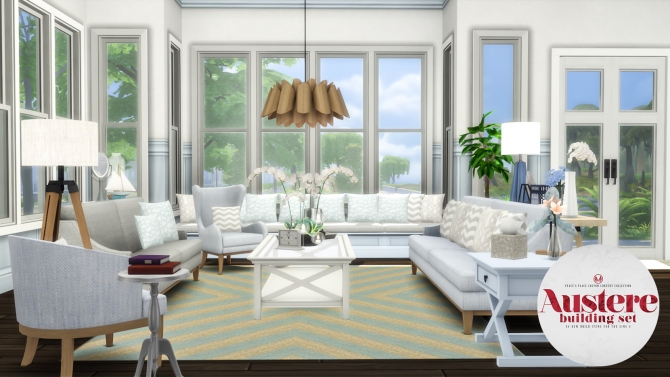 Austere Build Set at Simsational Designs » Sims 4 Updates