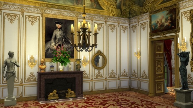 Sims 4 Versailles Wall Paneling multistory at Regal Sims