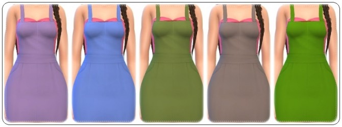 Sims 4 Hanna dress at Annett’s Sims 4 Welt