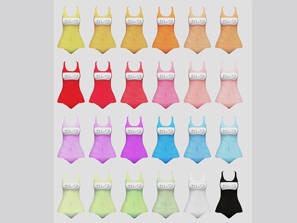 Sims 4 Anime Swimsuit by Kalewa a at TSR