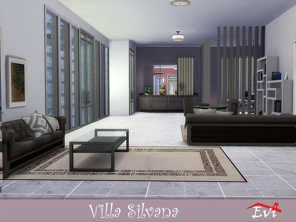Sims 4 Villa Silvana by evi at TSR