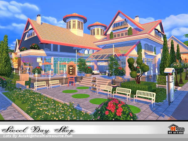 Sims 4 Sweet Day Shop by autaki at TSR