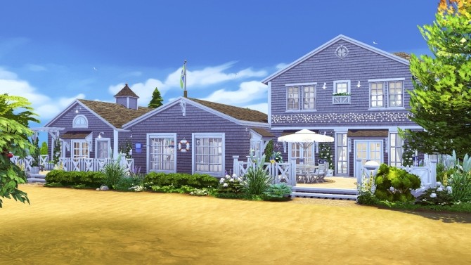 Sims 4 Nantucket Family Home at Jenba Sims