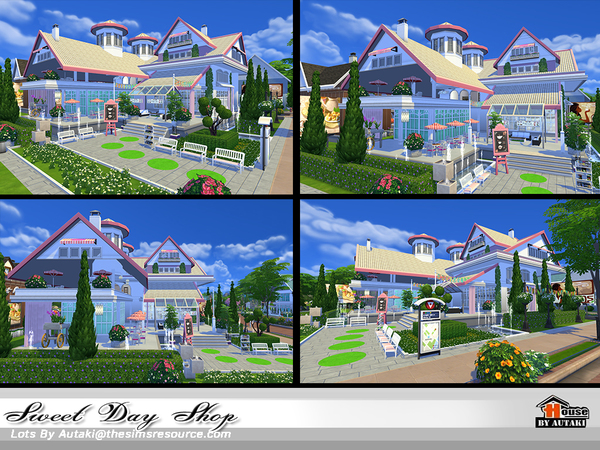 Sims 4 Sweet Day Shop by autaki at TSR