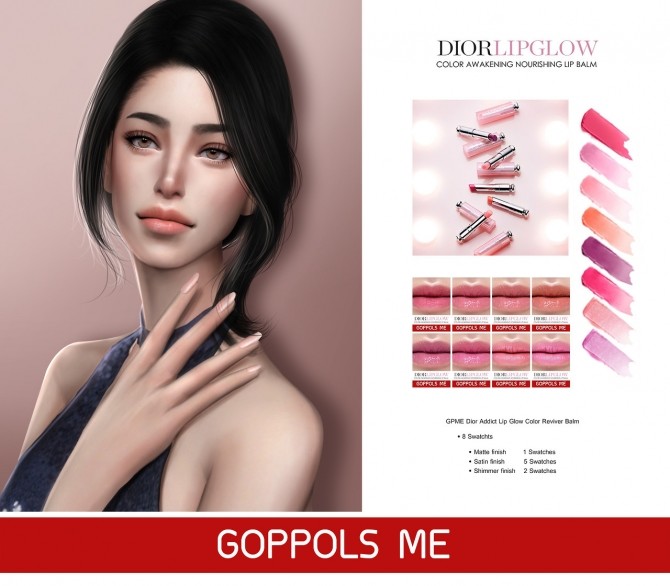 Sims 4 Lip Glow Color Reviver Balm at GOPPOLS Me