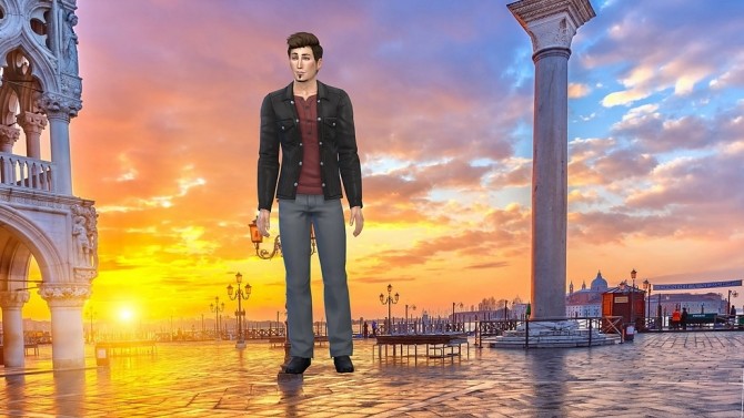Sims 4 Venice Italy CAS Background at CatySix