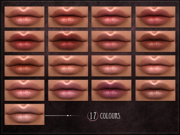 Sims 4 Terminate Lipstick by RemusSirion at TSR