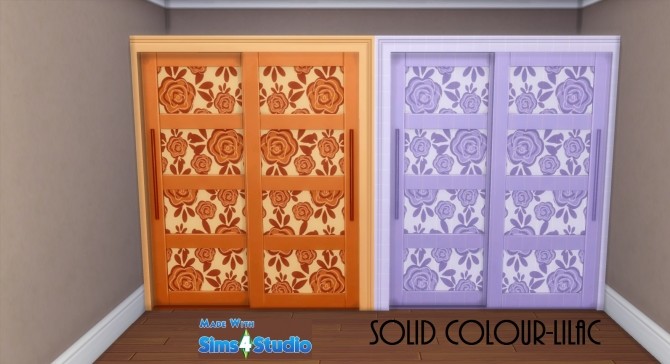 Sims 4 Perfect Size Closet Roses 12 Colours by wendy35pearly at Mod The Sims
