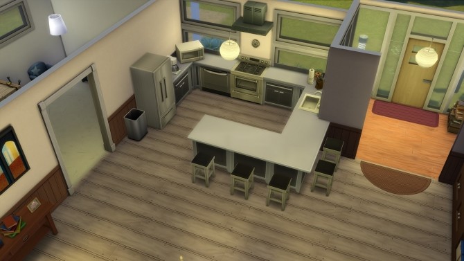 Sims 4 A Happy Dorm house by Synathora at Mod The Sims