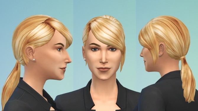 Sims 4 Daniela Hair by Monster without name at Mod The Sims