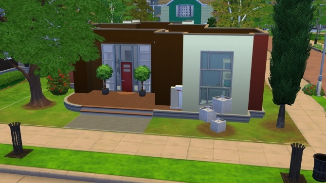 Sims 4 Modern Style house by iSandor at Mod The Sims
